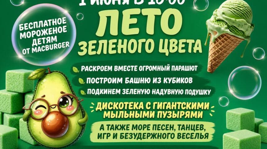 🟢 Большой зелёный праздник лета